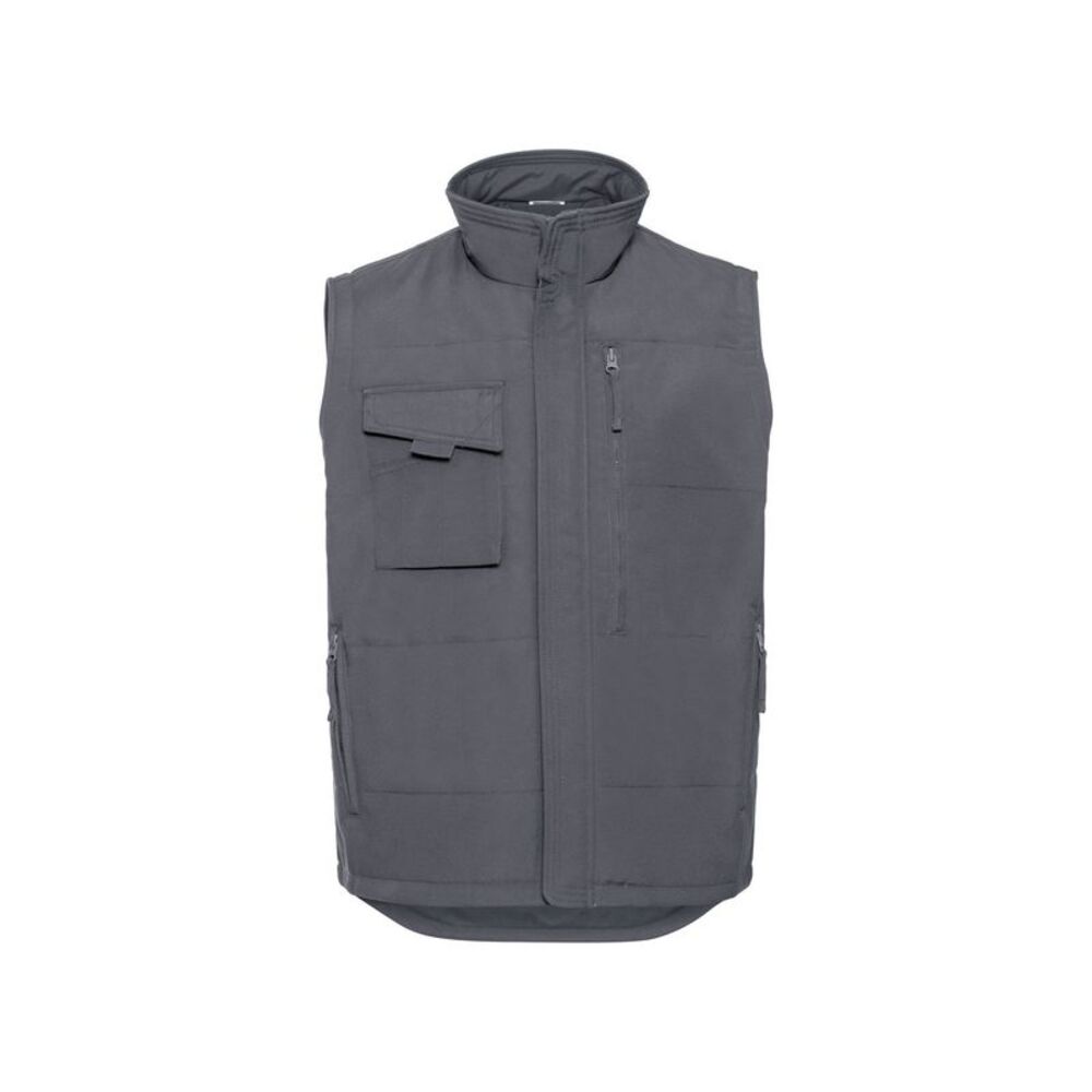 Russell Mens Heavy Duty Vest / Convoy Gray